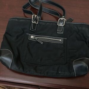 Vintage Coach! Leather & Nylon